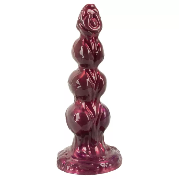 Beasty Cocks - Werewolf Willie consolador con ventosa - burdeos (21 cm)