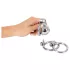 Colección Fetish - mini jaula para pene con 3 anillos intercambiables para testículos (plata)