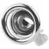 Colección Fetish - mini jaula para pene con 3 anillos intercambiables para testículos (plata)
