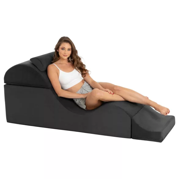 Liberator Aria Flip Chaise - sofá tántrico modular ajustable - 3 piezas (negro)