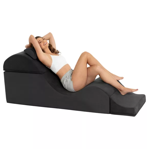 Liberator Aria Flip Chaise - sofá tántrico modular ajustable - 3 piezas (negro)