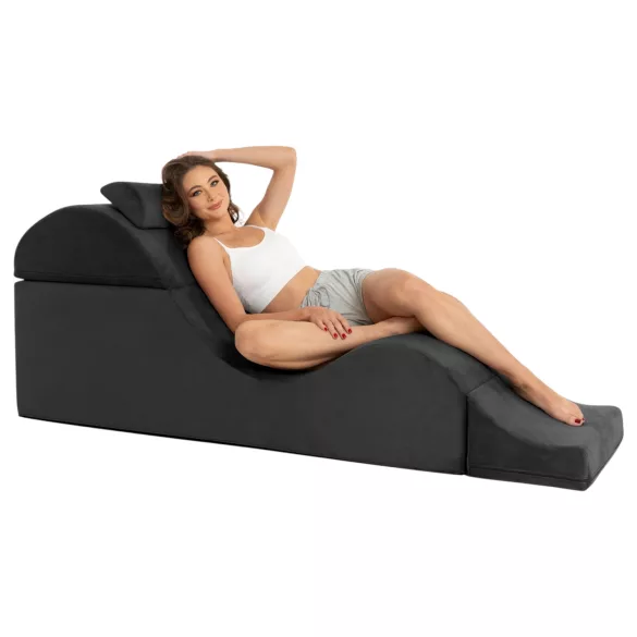 Liberator Aria Flip Chaise - sofá tántrico modular ajustable - 3 piezas (negro)