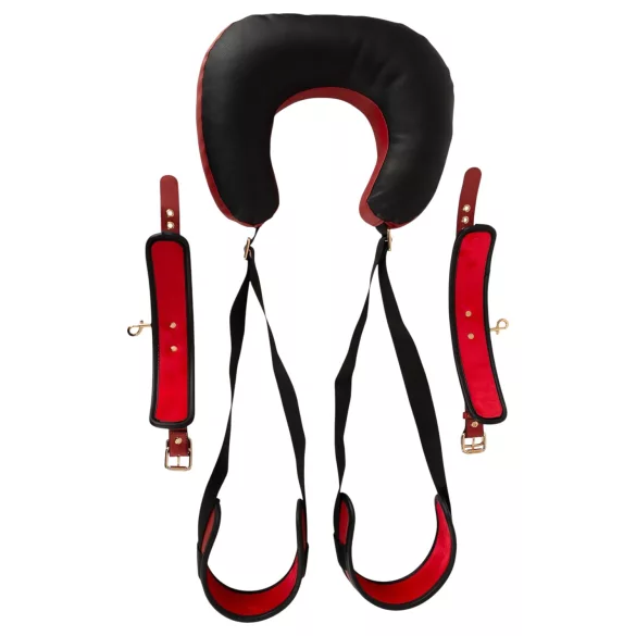 Bad Kitty - cojín para cuello con soporte de muslos (negro)