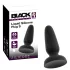 Black Velvets - plug anal de silicona con ventosa (negro) - Talla S