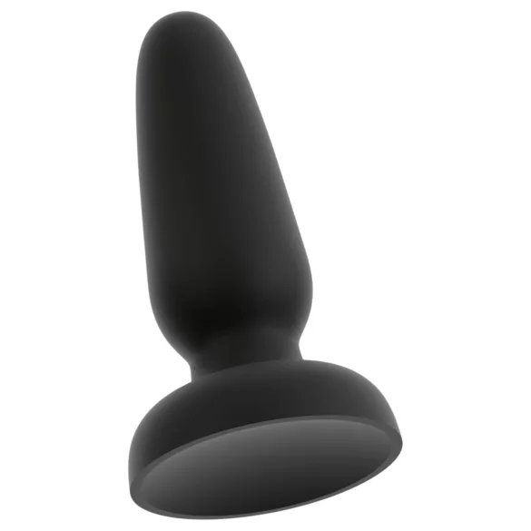 Black Velvets - plug anal de silicona con ventosa (negro) - Talla S