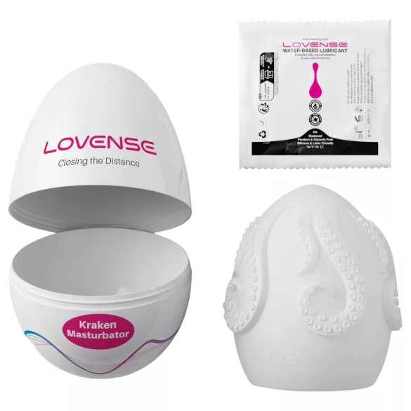 LOVENSE Kraken - huevo masturbador - 1 ud (blanco)