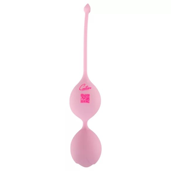 Cuties - bolas geisha de silicona de doble bola (rosa)