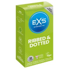   EXS - preservativo texturizado con puntos y estrías - 12 unidades