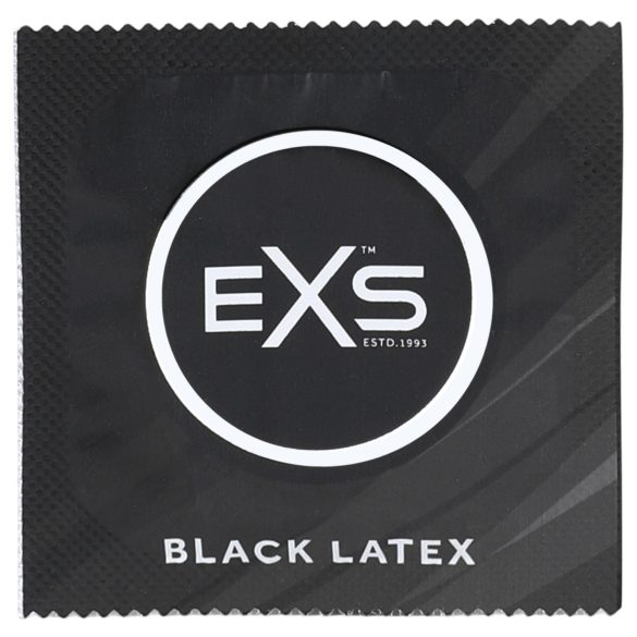 EXS Black - preservativo de látex - negro - 100 unidades