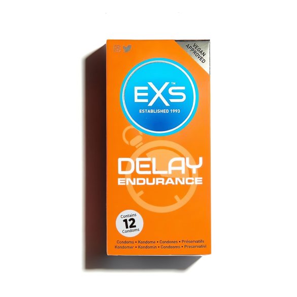 EXS Delay - preservativo retardante - látex - 12 unidades