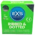 EXS - preservativo texturizado con puntos y estrías - 3 unidades