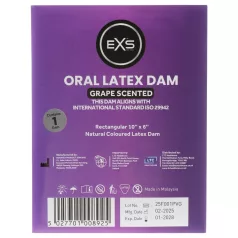EXS - preservativo bucal - sabor uva