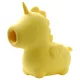 Unihorn Bean Blossom - succionador de clítoris recargable - silicona amarilla