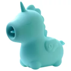   Unihorn Mount'n Peak - estimulador de clítoris recargable - silicona azul