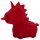 Unihorn Blaze Diablo - estimulador recargable en forma de unicornio (rojo)