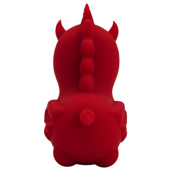 Unihorn Blaze Diablo - Succionador de clítoris recargable - silicona roja