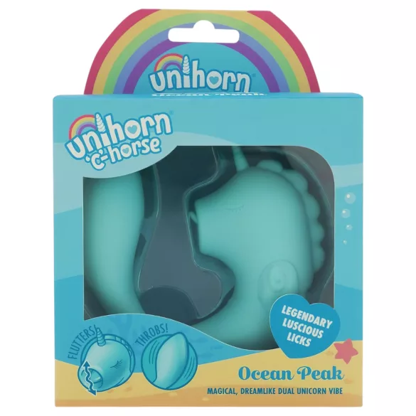 Unihorn C-Horse - Vibrador estimulador del punto G y del clítoris (turquesa)