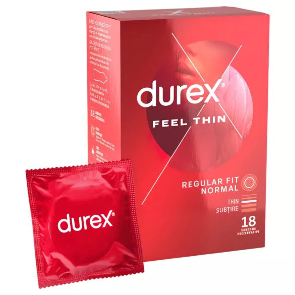 Durex - Preservativo ultrafino - Sensación real - 18 unidades