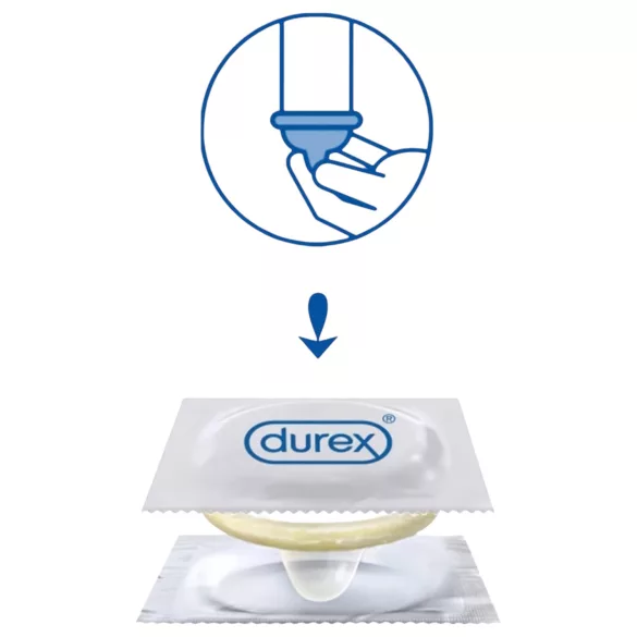 Durex Invisible Slim - preservativo ultrafino - 10 unidades