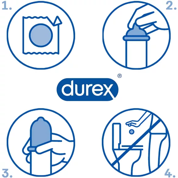 Durex Invisible Slim - preservativo ultrafino - 10 unidades