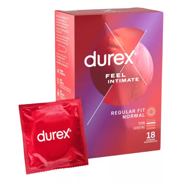 Durex Feel Intimate - preservativo ultrafino - 18 unidades