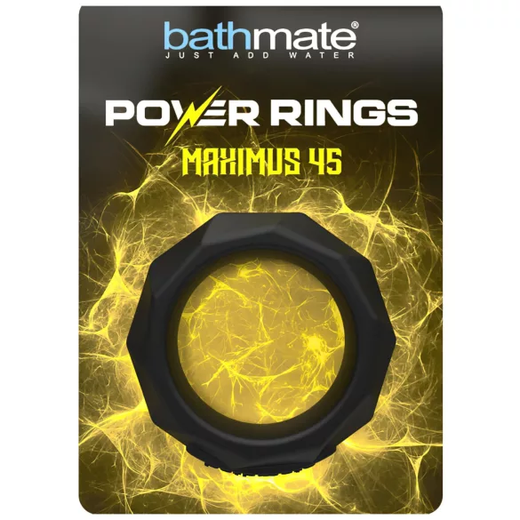 Bathmate Maximus 45 - anillo para el pene de silicona (negro)