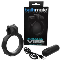   Bathmate Maximus Vibe 55 - anillo vibrador para pene recargable (negro)