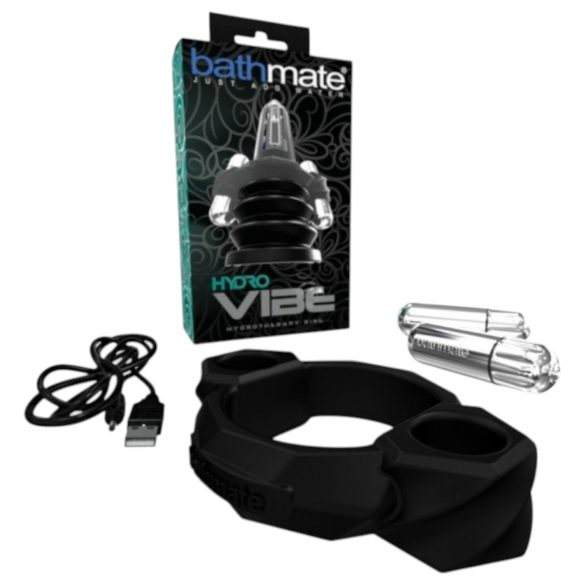 Bathmate Hydro Vibe - anillo vibrador para hidroterapia (negro)