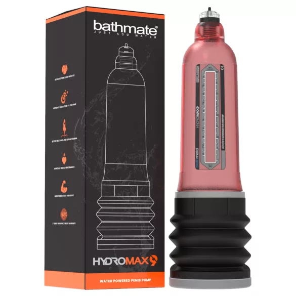 Bathmate Hydromax9 - hidrobomba (roja)