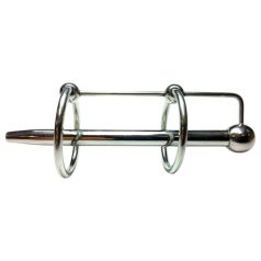 Rouge - acero inoxidable, dilatador doble anillo (plata)