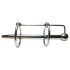 Rouge - acero inoxidable, dilatador doble anillo (plata)