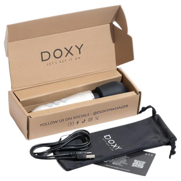 Doxy Go - masajeador vibrador recargable - plata