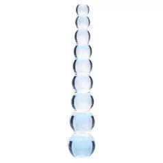   Clarity Elysian Pearls - consolador de vidrio con perlas (transparente)