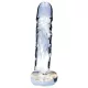 Clarity Seraphic Opus - dildo de vidrio para punto G (transparente)