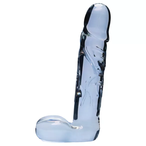 Clarity Seraphic Opus - dildo de vidrio para punto G (transparente)