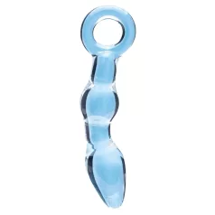   Clarity Utopian Mystique - consolador anal de vidrio acanalado (transparente)