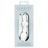 Clarity Utopian Mystique - consolador anal de vidrio acanalado (transparente)