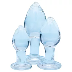   Clarity Utopian Trinity - juego de plugs anales de vidrio (transparentes)