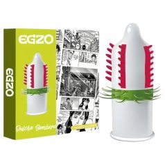   Egzo Dulche Bombero - preservativo estimulante con texturas - 1 unidad