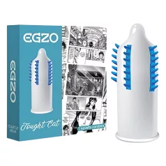   Egzo Tough Cat - preservativo texturizado con púas - 1 unidad