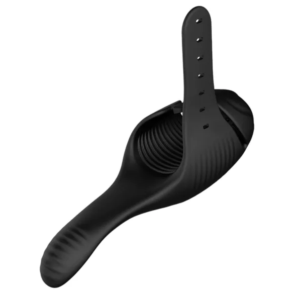Lonely J-Bobbie - vibrador para glande recargable doble motor - negro