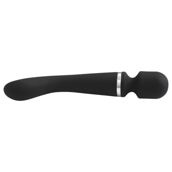 Lonely Lodi - vibrador masajeador recargable 2 en 1 - silicona negra