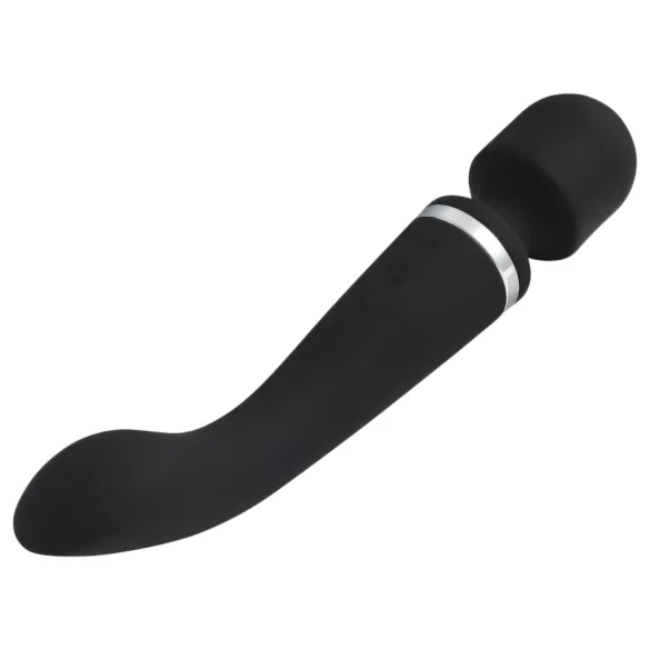 Lonely Lodi - vibrador masajeador recargable 2 en 1 - silicona negra