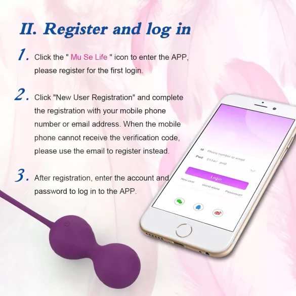 Lonely Winni - Huevo vibrador controlado por app (rosa)