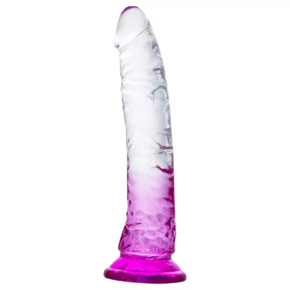 Lonely Lance - consolador con ventosa - silicona lila transparente