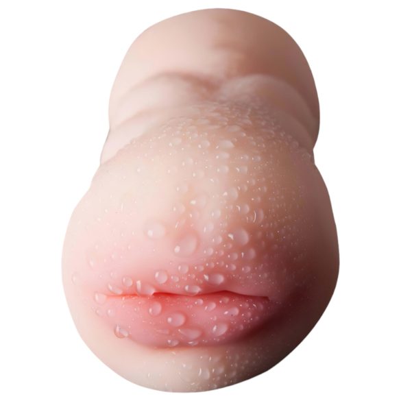 Lonely 2in1 - masturbador masculino vagina y boca - silicona color natural