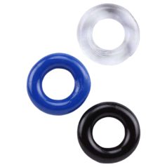   Lonely Stay Hard - set de anillos para pene - colores surtidos - 3 piezas