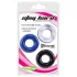 Lonely Stay Hard - set de anillos para pene - colores surtidos - 3 piezas