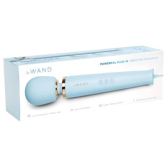 le Wand - Masajeador Vibratorio Exclusivo con Cable (Azul)