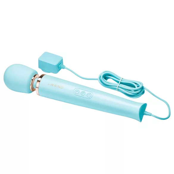 le Wand - masajeador vibrador potente con cable - color azul